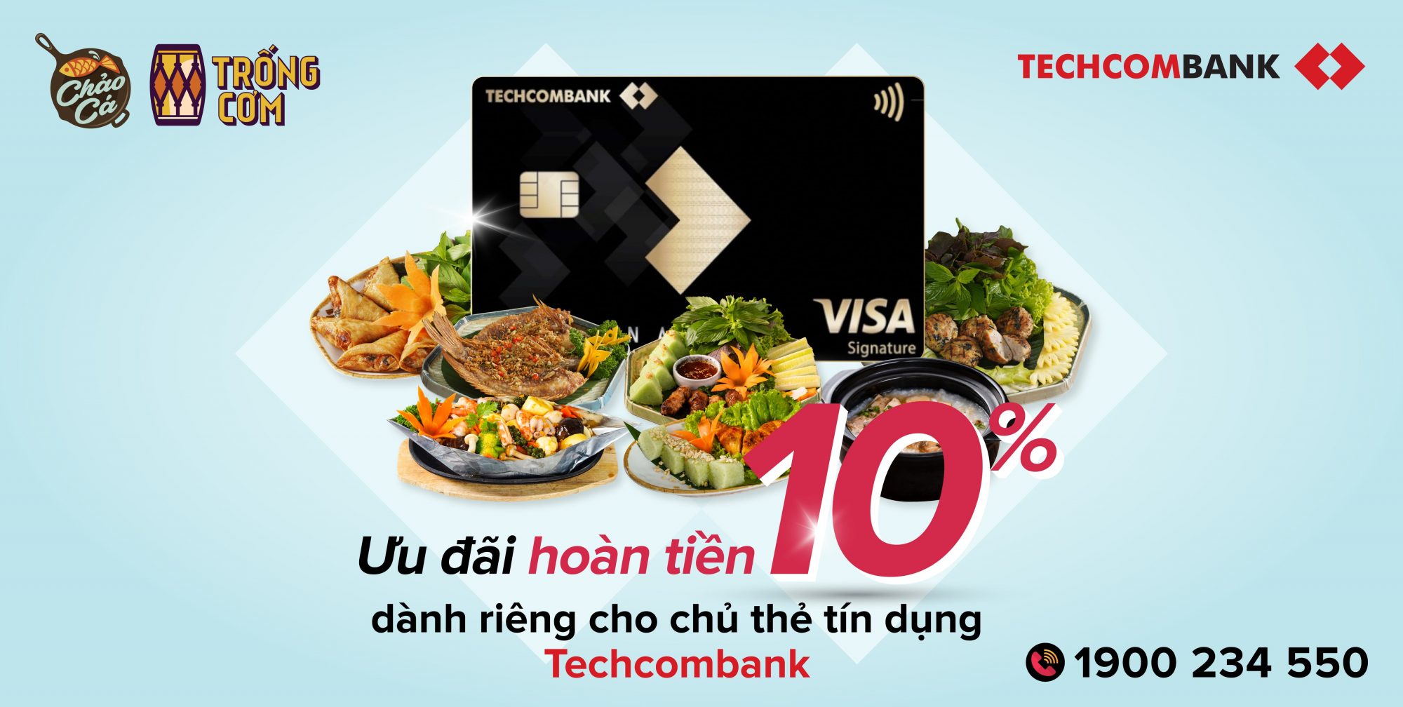 HOÀN TIỀN NGAY 10% CHO CHỦ THẺ TÍN DỤNG TECHCOMBANK